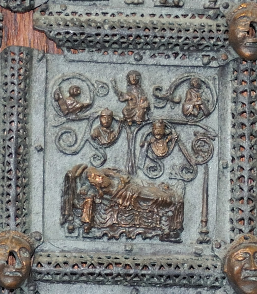 formelle portale di  san zeno generazione di jesse
