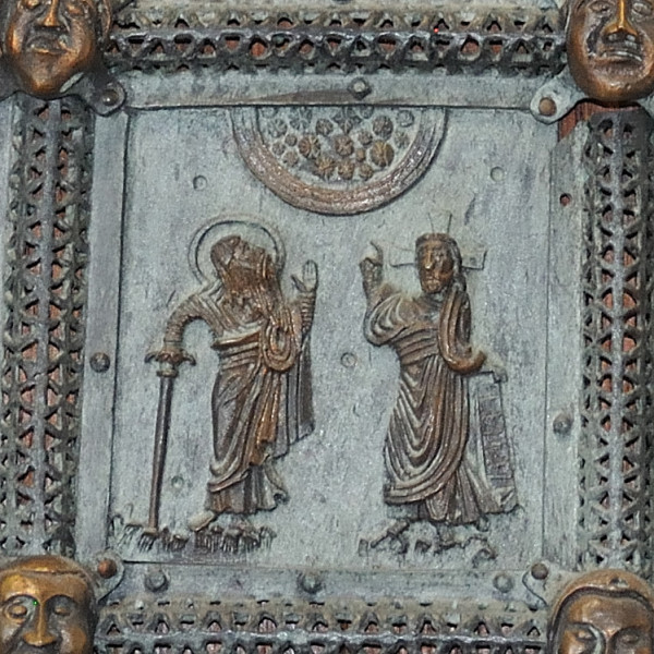 formelle portale di  san zeno promessa di dio ad abramo