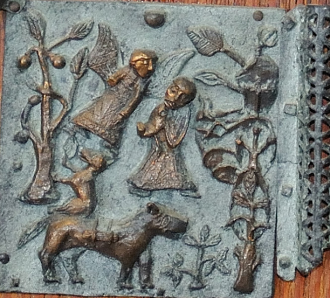 formelle portale di  san zeno sacrificio di isacco_2